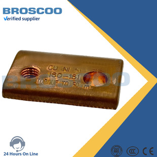 Special wire clamp for aluminum welding railway copper wire clamp brass cable and groove wire clamp non-standard special copper nickel silicon
