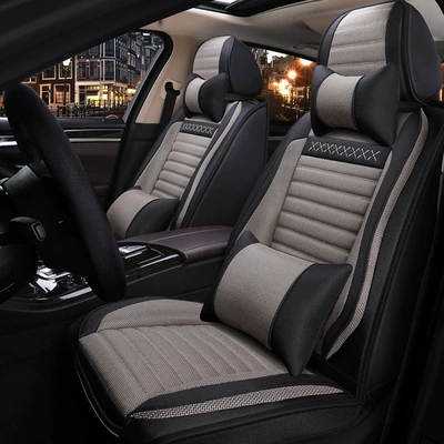 Seasons, Fully Enclosed Seat Cover, Linen Breathable – Seat cushion, seat cover