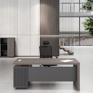 Foshan Desk Boss Desk Manager Desk Simple Modern Executive Desk New Chinese Style Ceo Desk Supervisor Desk Wholesale