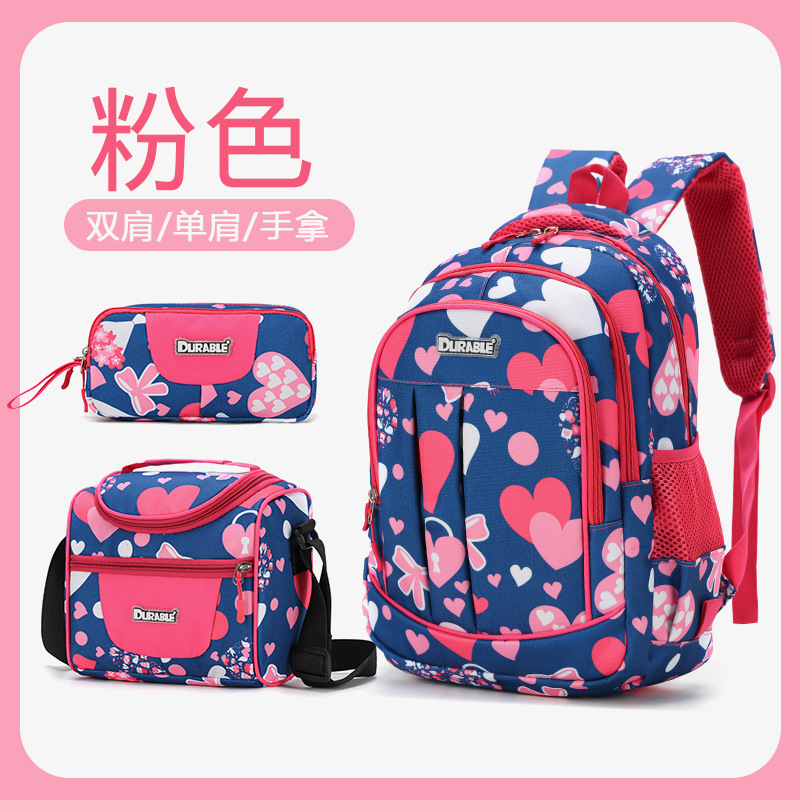 Cross-Border Student Backpacks for Boys and Girls, Graffiti Print Student Backpacks, Children's Backpacks for Grades 1-6, Wholesale