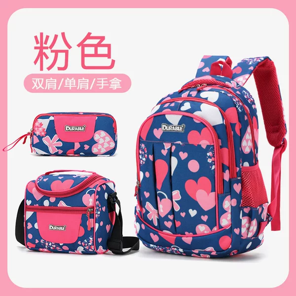 Cross-Border Student Backpacks for Boys and Girls, Graffiti Print Student Backpacks, Children's Backpacks for Grades 1-6, Wholesale
