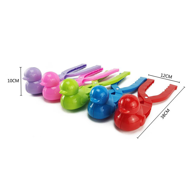 Gran clip de bola de nieve juguetes de nieve niños al aire libre artefacto pato de invierno clip de bola de nieve al por mayor transfronterizo