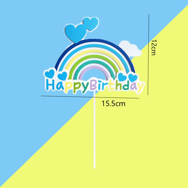 Lb love HP rainbow blue