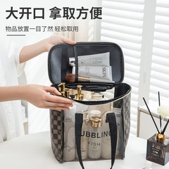 新款高顏值手提袋化妝包大容量旅行多功能購物袋子網紅透明旅行包