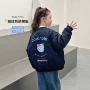 儿童加厚大童女童棒球服