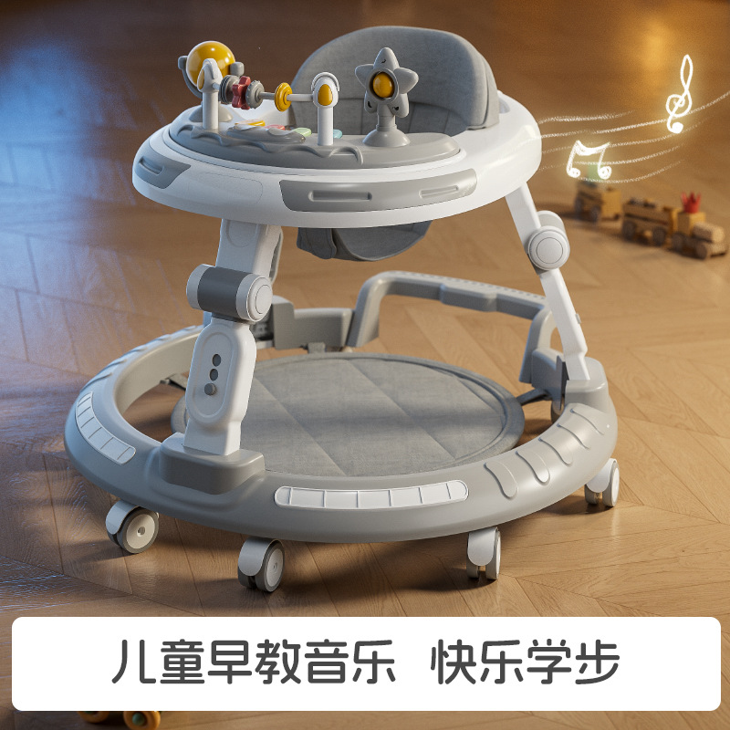 婴儿学步车滑步车6到18个月防o型腿宝宝儿童三合一周岁音乐启蒙