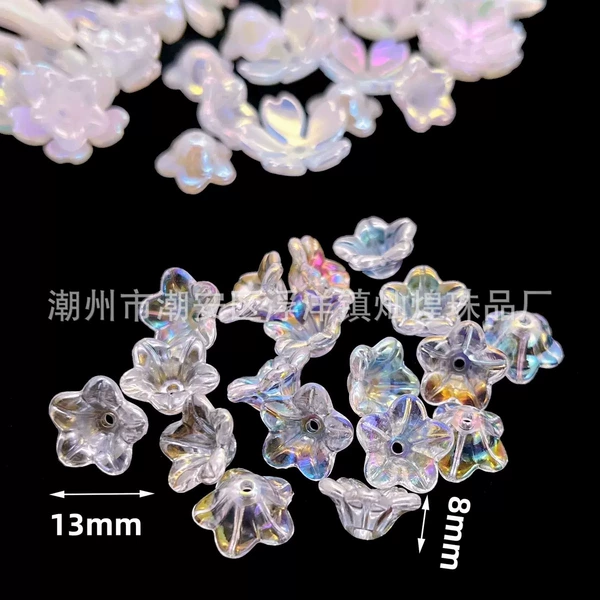 [5#透明亚克力花托10颗]