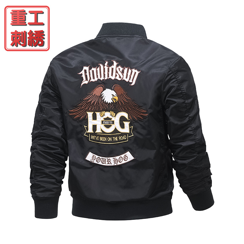 2024 nuevo invierno americano traje de asalto traje de vuelo abrigo de algodón traje de montar Harley hombre chaqueta de vuelo abrigo
