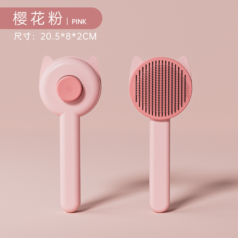 Oído de gato cabeza de oso gato peine nueva mascota gato peine flotante aguja de pelo peine suave gato fábrica de pelo en stock al por mayor