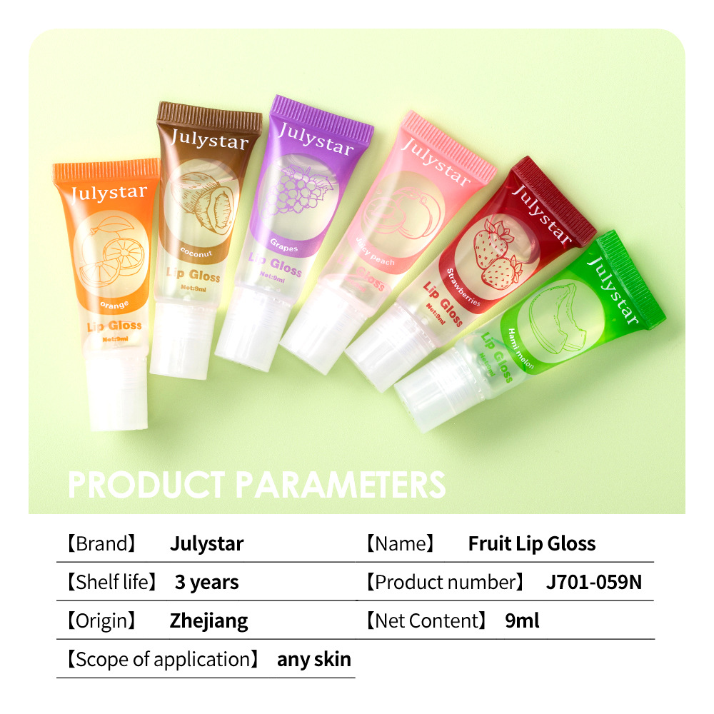 Julystar Multi-Color Fruit-Flavored Hydrating Lip Balm Application Scenario