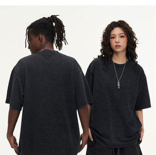 300g����ˮϴ���f��ɫ�͹�t��oversize ���ɶ�������H��Ͱ�����
