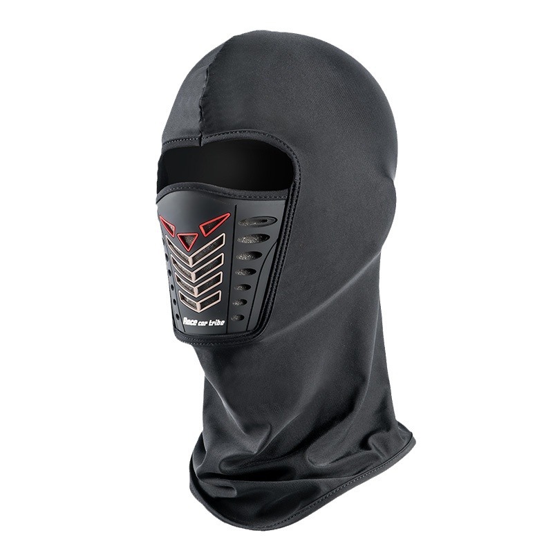 Sombrerería caliente forro de casco de motocicleta equitación otoño e invierno a prueba de viento Máscara de seda de hielo de verano Cara Kini hombres y mujeres