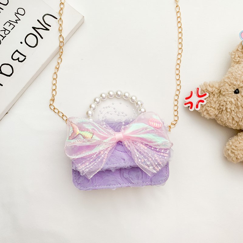 Nuevo bolso de chicas moda lindo caricatura peluche niños un hombro princesa mochila bolso en línea niña pequeña bolsa