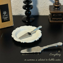 微缩蛋糕铲 铲刀玩具模型娃娃屋配件迷你面包夹 点心夹 夹子D547