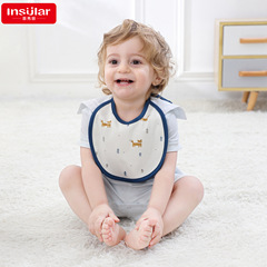 Amazon's new waterproof baby bibs: Kids' meal bibs, pure cotton design—perfect for preventing spills and protecting against spit-up.