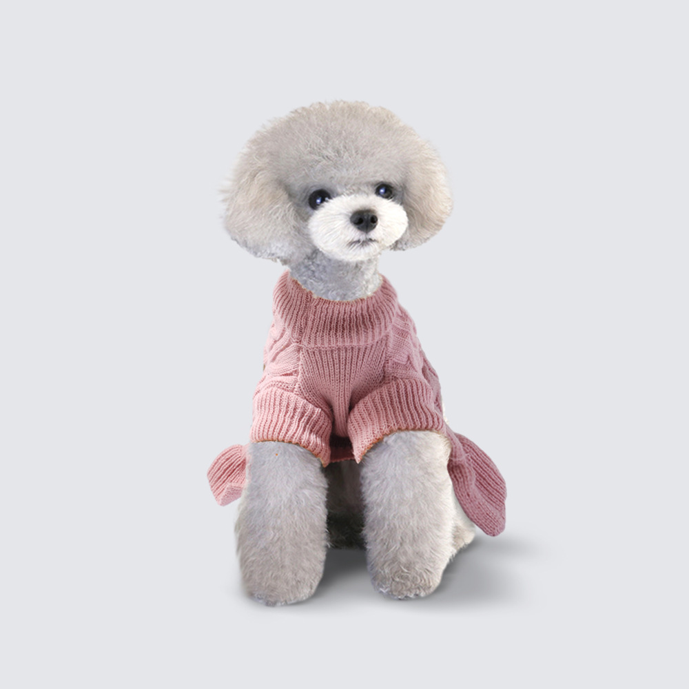 Knitted Dog Wool Skirt