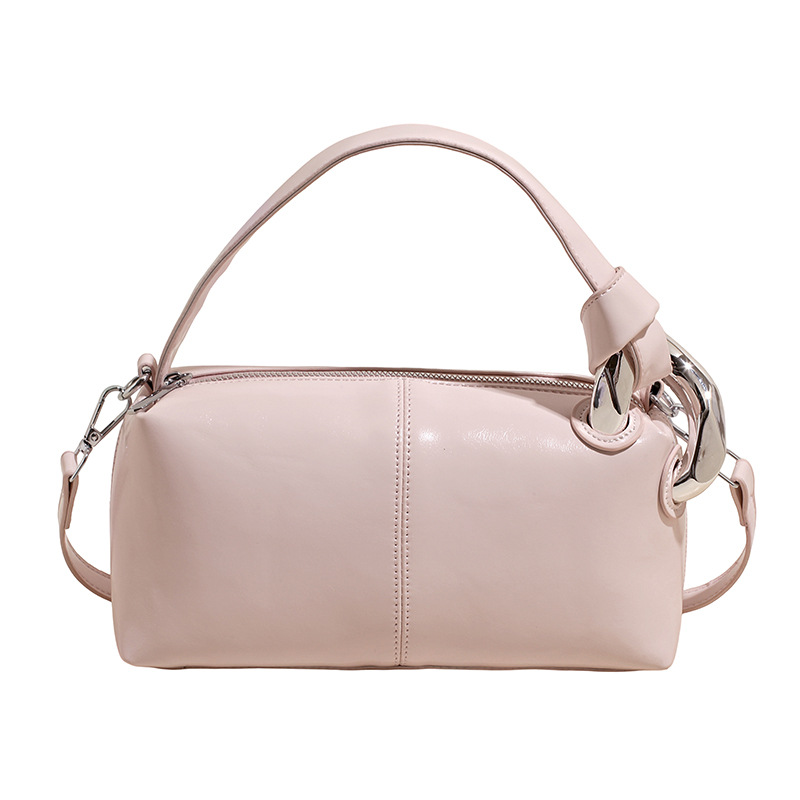 Transfronterizos de alta calidad de tela de cera de aceite bolso de almohada de mano para mujeres 2026 nueva moda lujosa ligera versátil mochila