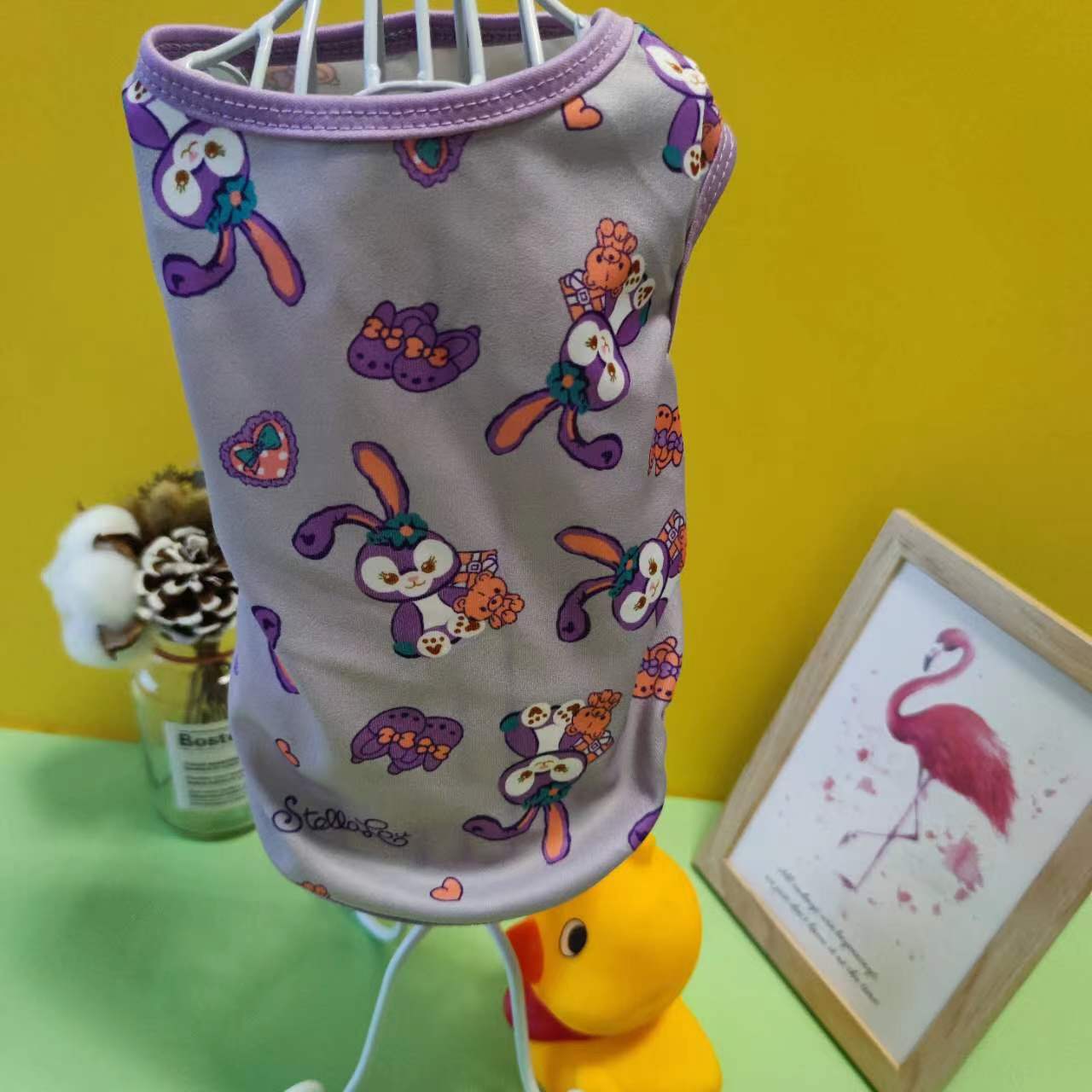 灰色小兔子背心