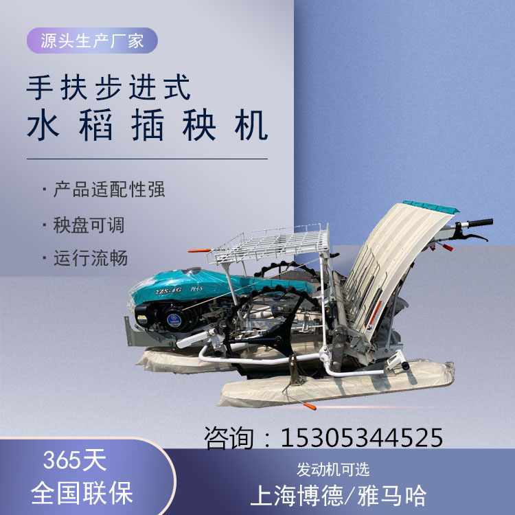 插秧机 手扶式水稻插秧机 秧苗种植机 水稻插秧机4行6行插秧机