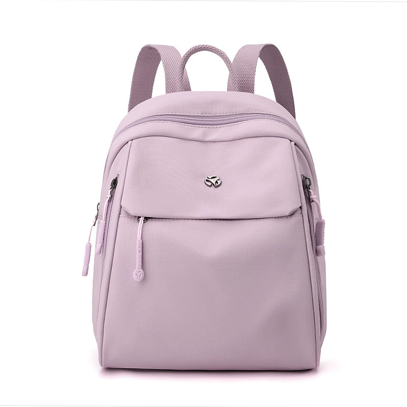 Backpack, nylon water‑repellent, capacious leisure daypack, multiple colors