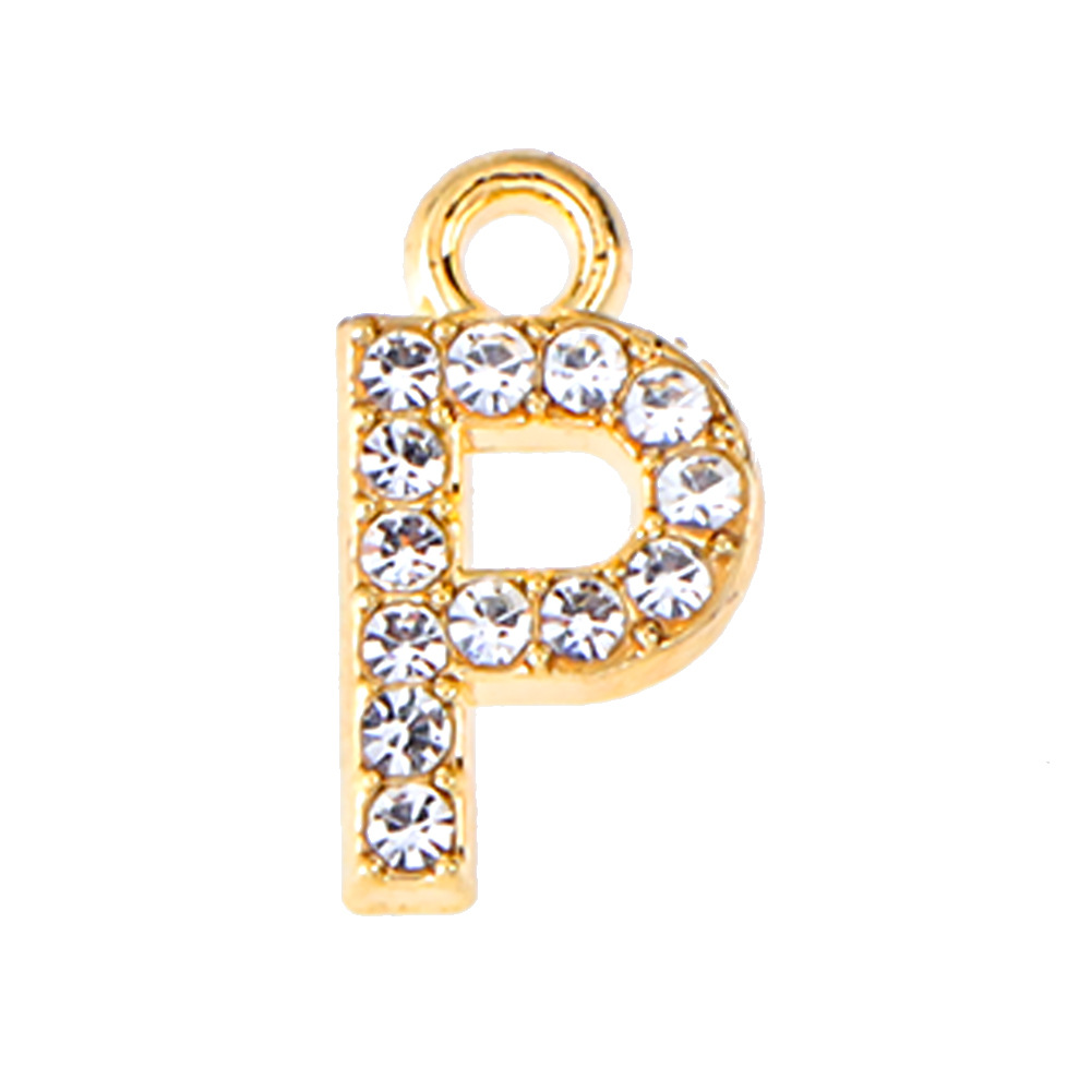 53g Weight Pendant Jewelry Making Type 13mm Jewelry Making Size Artificial Diamond Inlay Material DIY Jewelry Accessories Classification 50 PCS/Package Quantity Alloy Material Letter Pattern Plating Design Elegant, Simple Style, Streetwear Style 50 PCS/Package 13mm Alloy Artificial Diamond Letter Pendant 22