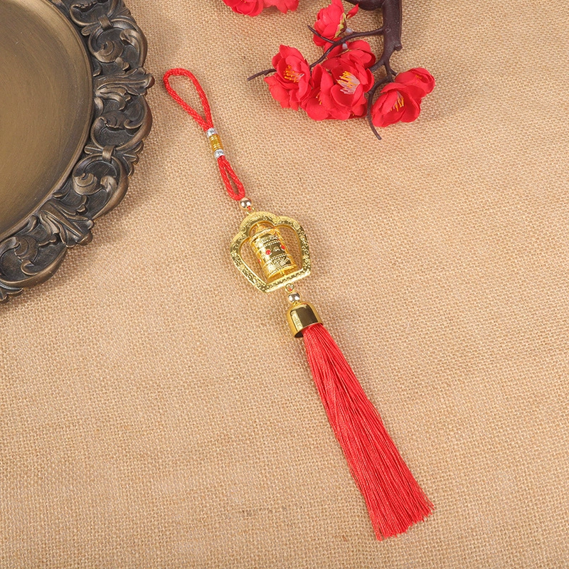 Прямые продажи с фабрики китайский узел гребень Праздничная Молитва колесо работает ремесла Автомобильные украшения