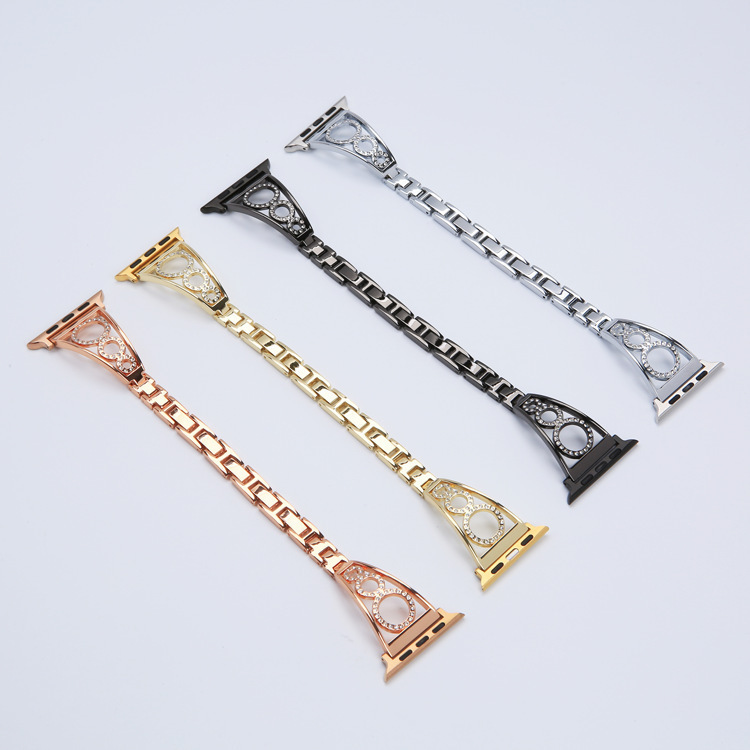 Suitable for apple watch strap Applewatch 6/7 series metal bracelet wristband manufacturers in stock wholesale