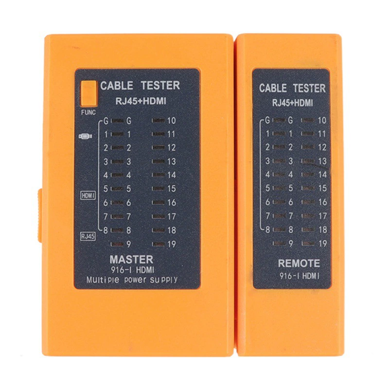Тестер сетевого кабеля HDMI, цифровой кабель высокой четкости, тестер RJ45/RJ11, тестер линий HDMI, тестер сетевых линий, проверка линий