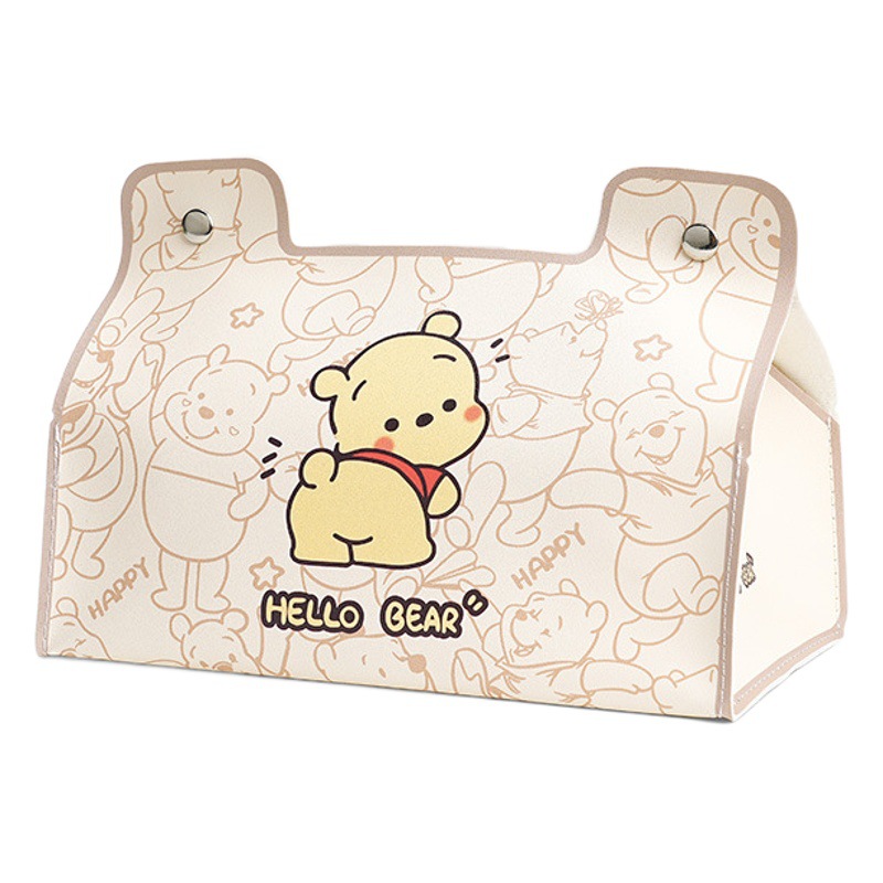 Caja de pañuelos de cuero para el hogar, caja de pañuelos universal para coche, caja de pañuelos para mesa de centro de sala de estar, caja de almacenamiento de pañuelos para uso doméstico.