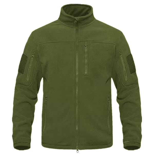 In-stock TAD outdoor sports tactical fleece jacket, autumn and winter men's stand-up collar fleece coat, warm mountaineering jacket
