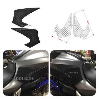 Suitable for Yamaha MT07MT-0713-19 modified fuel tank stickers, knee pads, anti-slip stickers, friction stickers, heat insulation side stickers (Motorcycle helmet anti-fog film)