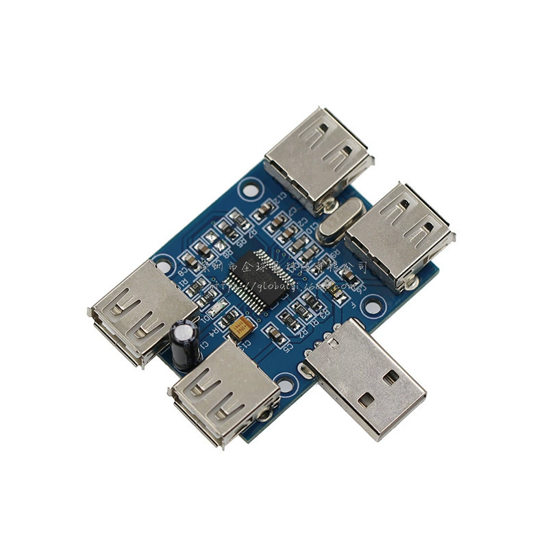 USB-хаб USB2.0, модуль удлинителя USB 1 в 4 / 1→4, модуль на чипе GL850G