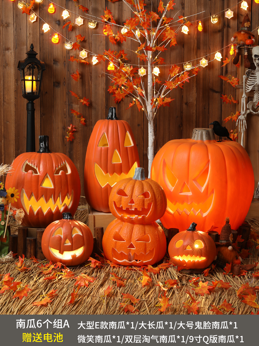 6 calabazas Grupo A (batería gratuita)
