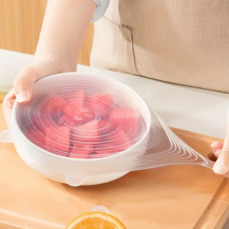 ラップフィルムカバー食品級シリコンラップ蓋台所電子レンジ冷蔵庫円形透明シール蓋卸売り|undefined