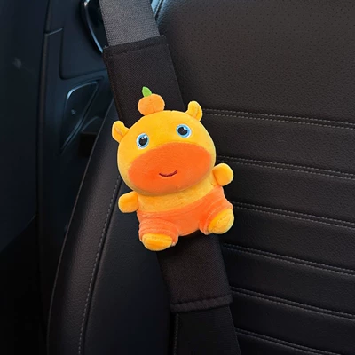 Seat belt shoulder pad: Decoration, Anti-Wear Clothing, Cute - original-sitting-posture