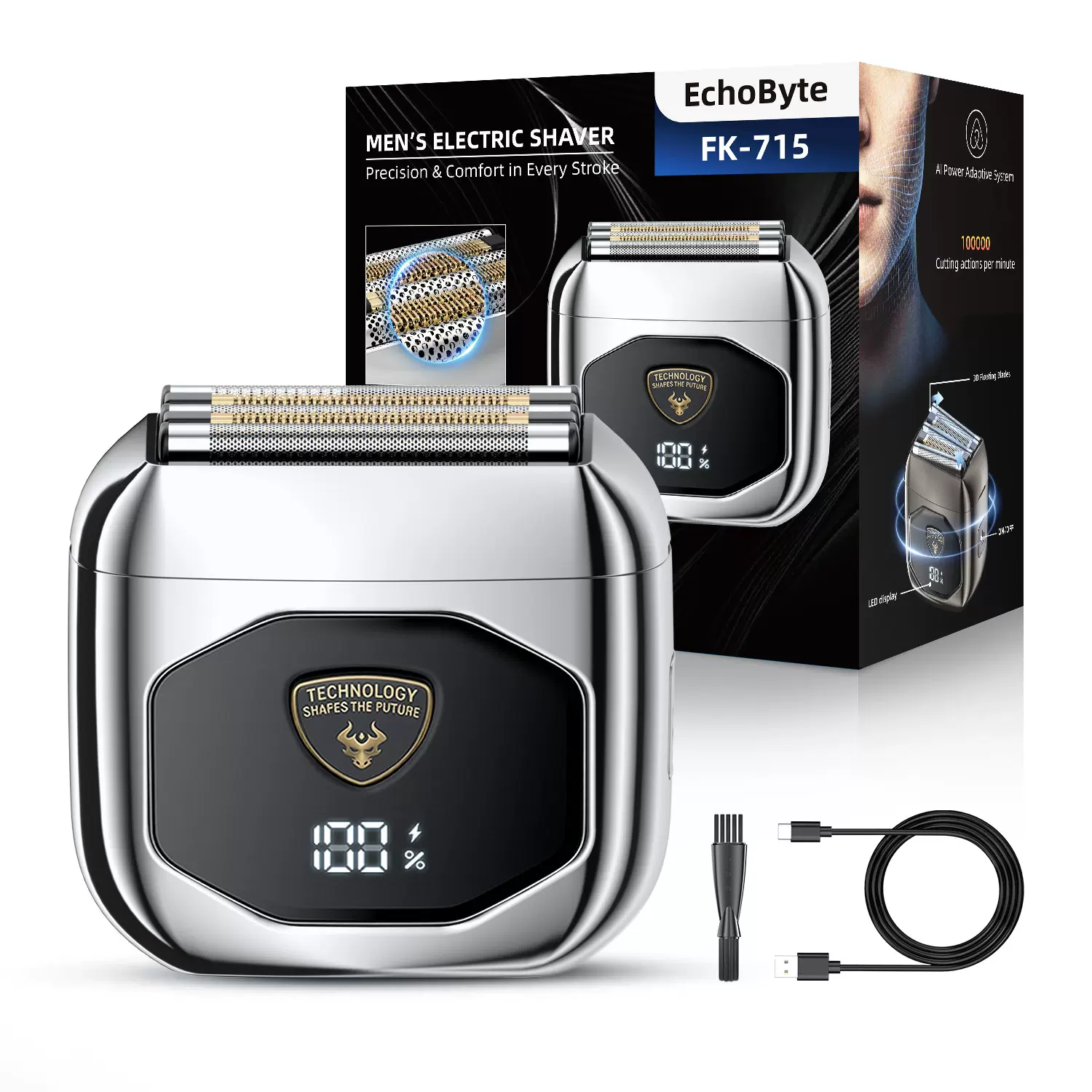 新款迷你电动剃须刀男士便捷可水洗刮胡刀往复式剃须刀现货批发