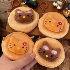 カワイイオリジナル自作ハローキティ小銭入れストラップイヤホン収納カードケースカワイイイヤーバッグ小銭入れ