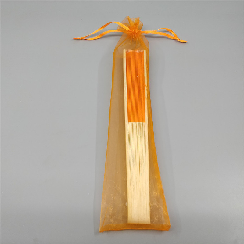 Bolsa de organza 6*26cm ventilador color sólido organza bolsa pura perla blanca organza cordón bolsa embalaje de la joyería