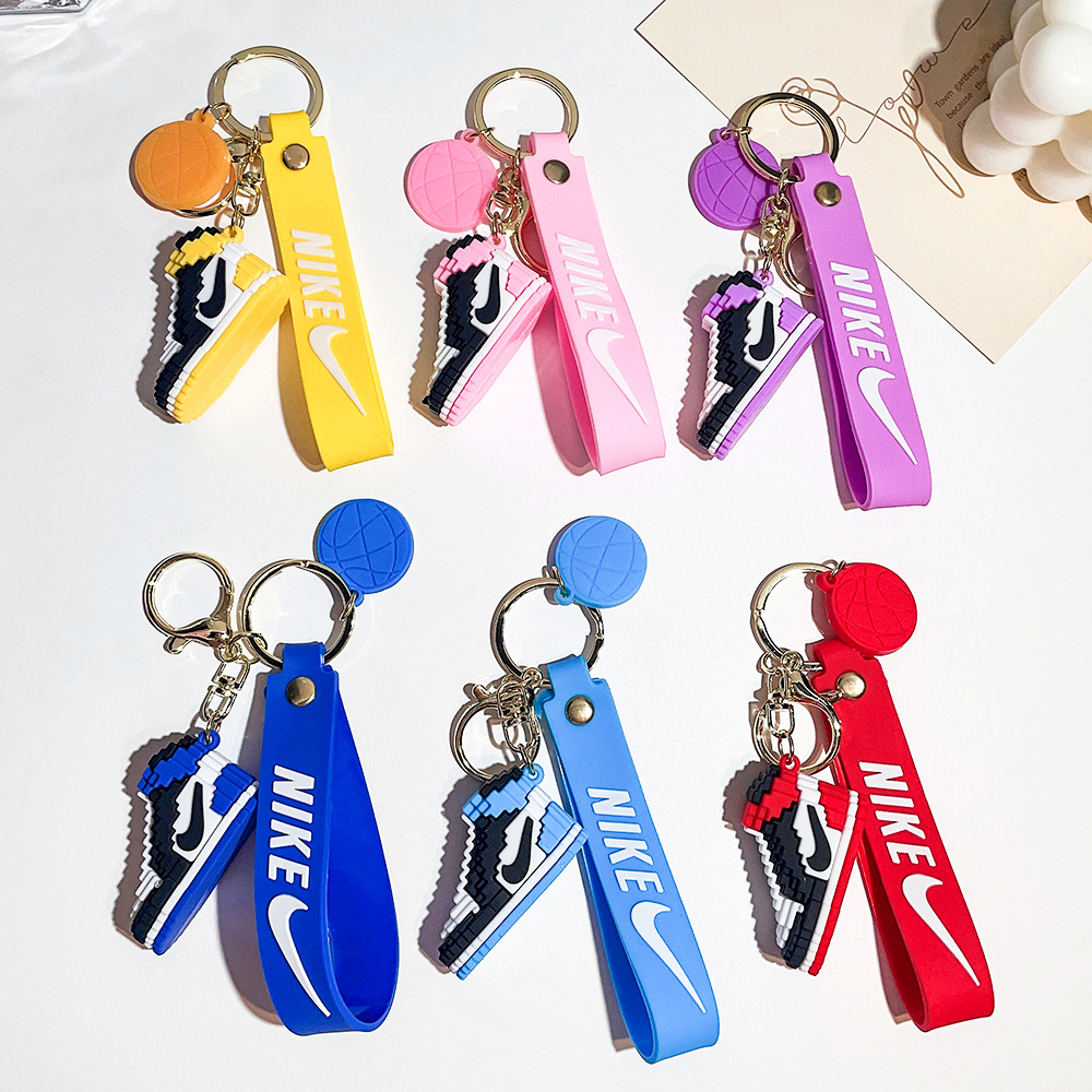 Creative Silicone AJ Shoe Mold Keychain 6