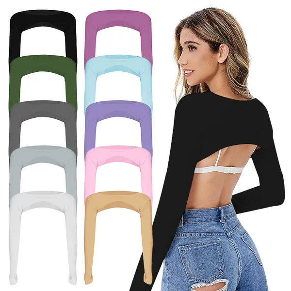 Cross-border manufacturers Hot Ice Silk outdoor sports shawl cardigan thin off-shoulder cool sunscreen riding sportswear