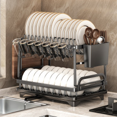 Cross-border kitchen bowl and plate rack household bowl and cup storage rack bowl shelf draining rack bowl and chopsticks plate rack