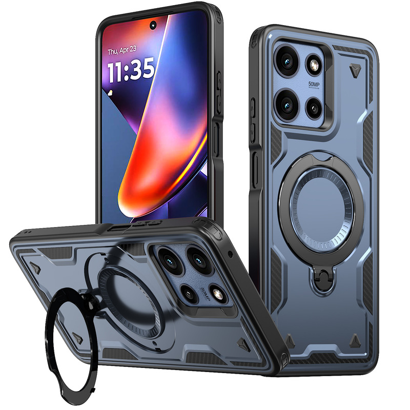 MOTOedge 5G 2025 スカイリング磁気電話ケース Motorola edge60Pro スタンドカバーに適しています。|undefined