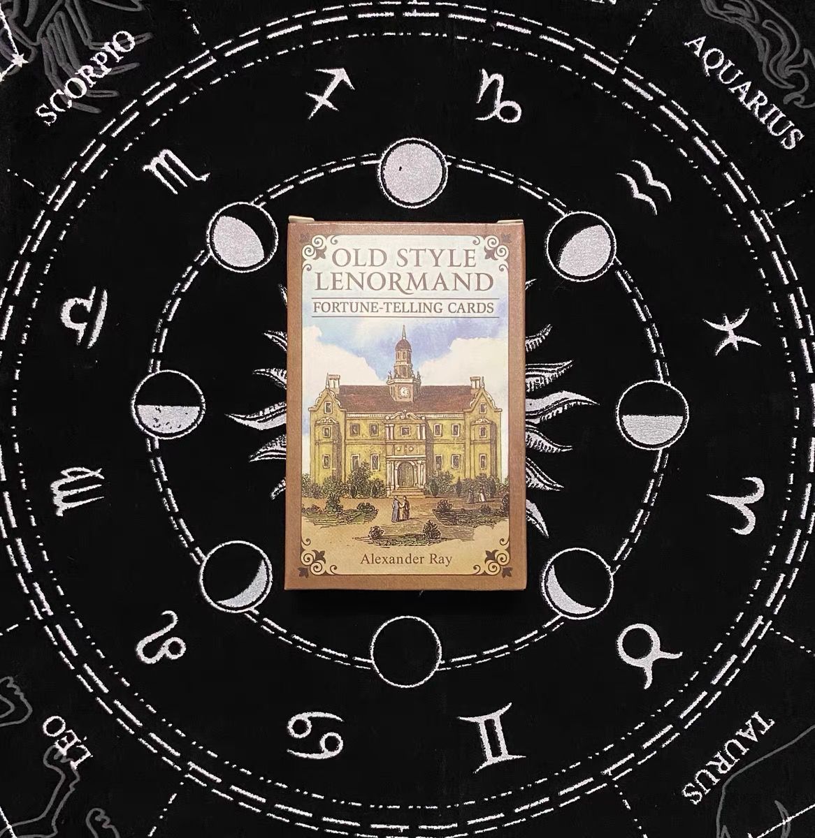Eski Stil Lenormand Old Style Mevcut İngilizce Sınır Ötesi Masa Oyunu Kartları Tam Set Orijinal Versiyon Çince Çeviri ile