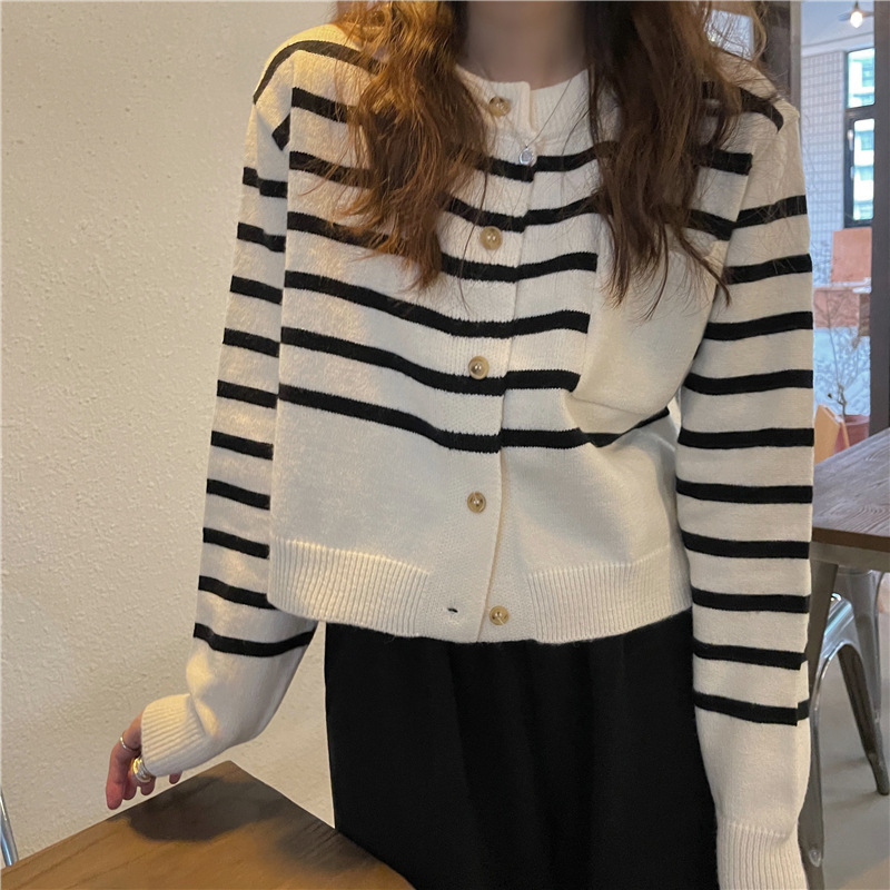 Autumn knitted cardigan