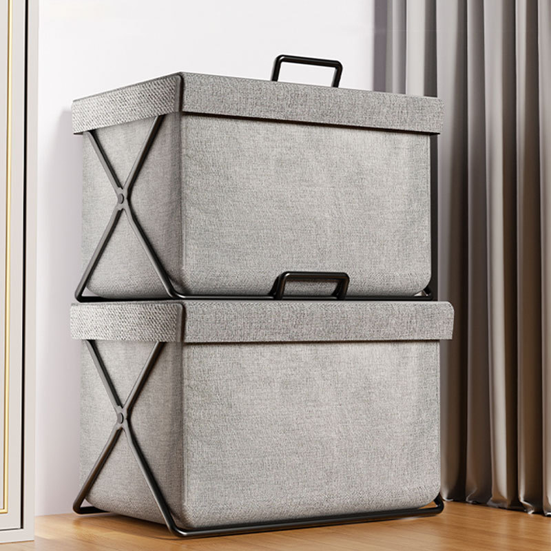 Dormitorio armario cesta de almacenamiento hogar cajón de tela plegable cesta de almacenamiento ropa interior pantalones ropa plegable caja de almacenamiento