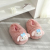 Cartoon Little Evil Plush Nest Shoes Autumn and Winter Warm Falling Winter Falling Fat Loose House Room Floor warm cotton shoes