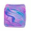 Fluid squares (5cm pink) bagged