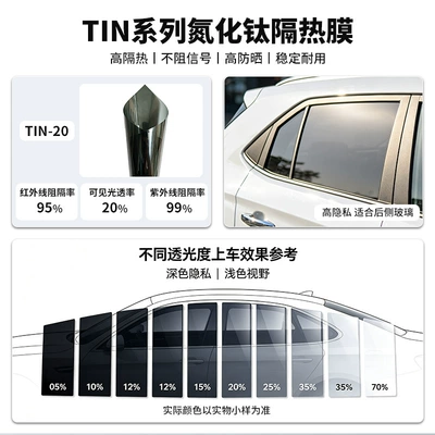 Automotive Film — trucks, and car glass - 152m-1m-wholesale-by-the-roll-tin-20