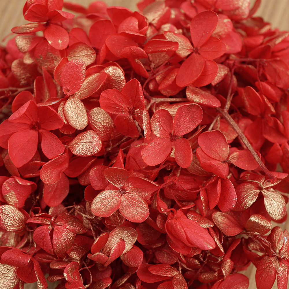 Flor mágica Diy Flor eterna A Material de hortensia de madera 100g Material de flor real Flor seca Unicornio Sentido avanzado Matrimonio en casa