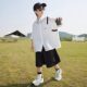 Boys' Summer suit 2025 New Children's Summer Thin Short-sleeved Shirt for Big Children's Summer Western Style Boys' Trendy